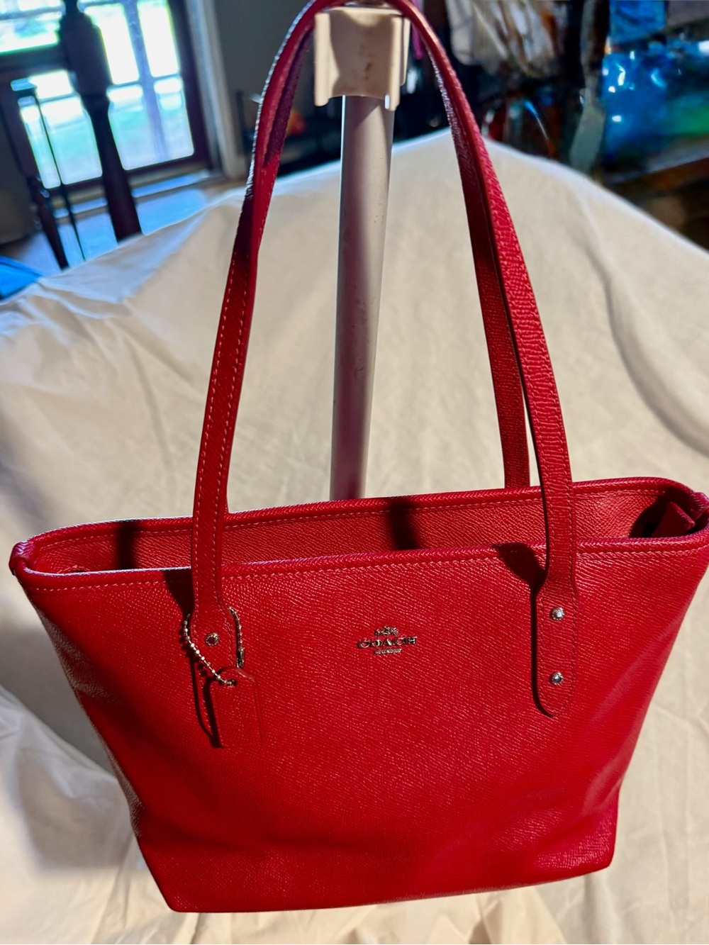 vintage #Y2K Coach Mini City Zip tote in Red